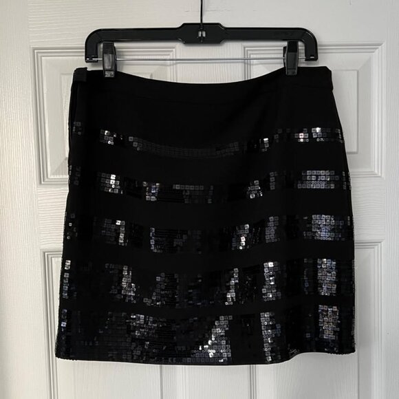 MEXX Black Sequins Skirt size 38 - Picture 2 of 5
